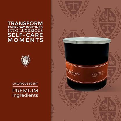 Pecksniffs Black Magnolia & Ginger Scented Candle | 1 Wick, 184g/6.49oz