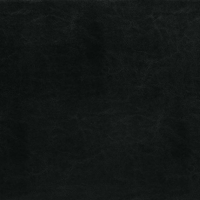 SIMPLIHOME Cosmopolitan 34 inch Wide Transitional Rectangle Storage Ottoman in Midnight Black Vegan Faux Leather, Assembled, For the Living Room, Entryway and Family Room