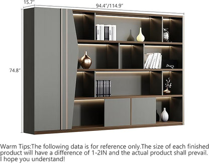 Modern Executive Desk, 78.7 inch L Shaped Desk with Storage, L Shape Corner Desk Drawers and Lockable Storage No Installation Required, Without Desk or Computer Chair (Filing Cabinet)