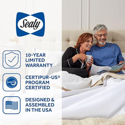 Sealy Warner 12" Medium Tight Top Innerspring Mattress - California Twin