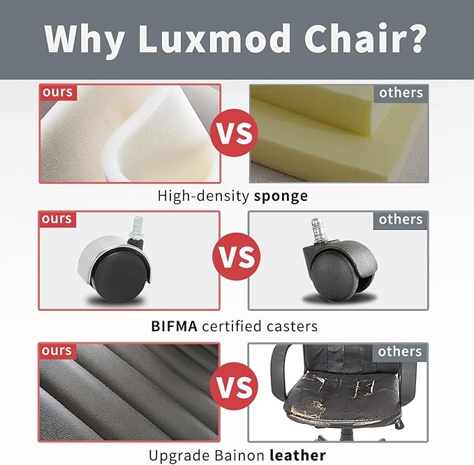 Ergonomic Desk Chair Computer Chairs with Armrests and Wheels Heavy Duty Wide Seat for Home Office Comfortable 22.83in Chair for Women and Men，Gold Black