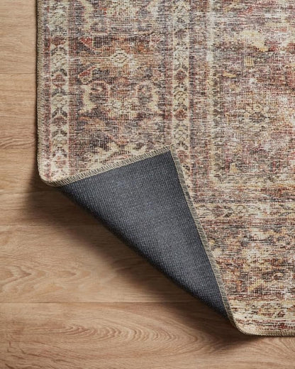 Loloi Amber Lewis Georgie Collection GER-06 Bordeaux/Antique 5'-0" x 7'-6", .19" Pile Height, Area Rug