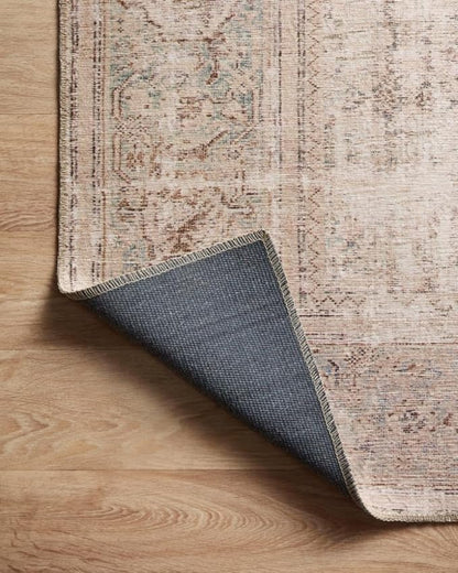 Loloi Amber Lewis Georgie Collection GER-02 Ocean/Sand 2'-6" x 7'-6", .19" Pile Height, Runner Rug