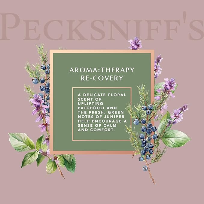 Pecksniff's Aromatherapy Re-Covery Candle - Uplifting Patchouli & Juniper Scent, 150g - Perfect for Relaxation & Well-Being