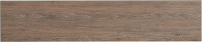 Henn&Hart 56'' Wooden Rectangular Fluted Console Table Entryway Table, Sofa Table for Entryway, Living Room, Couch, Hallway, or Office, Antiqued Gray Oak
