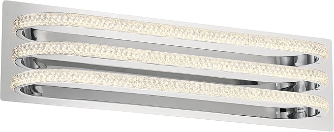 Possini Euro Design Possini Euro Diana 23 1/2" Wide Chrome LED Bathroom Vanity Light