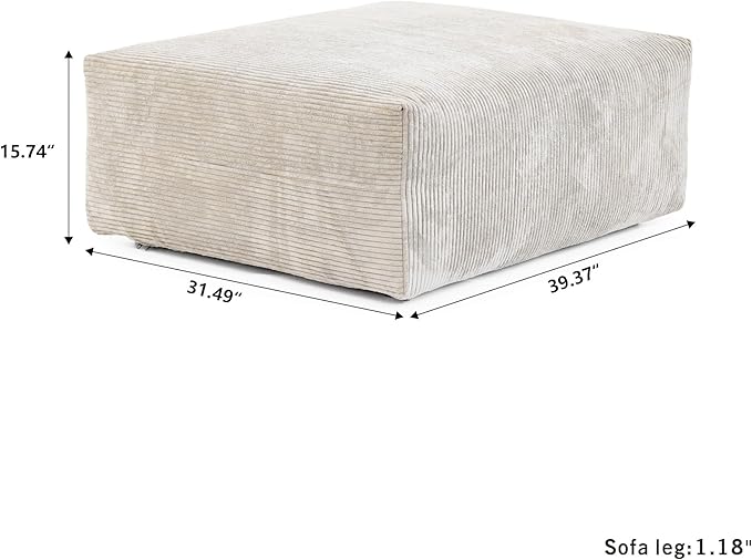 WJShome Sofa Ottoman, Modular Sectional Sofa,Minimalist Sofa Couch for Modern Living Room Sofa Sets for Office House