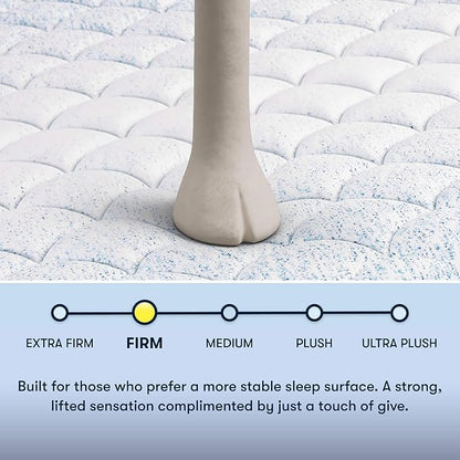 Serta Sleeptrue Firm 12" King Memory Foam Mattress in a Box, Cooling, Breathable, and Pressure Relieving - 100 Night Trial, CertiPUR-US Certified and 10 Year Limited Warranty