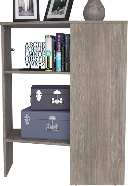 ClosetMaid SuiteSymphony Wood Corner Shelf Unit, 2 Shelves, Adjustable, Stacking, for Storage, Closet, Clothes, Shoes, Décor, Graphite Grey
