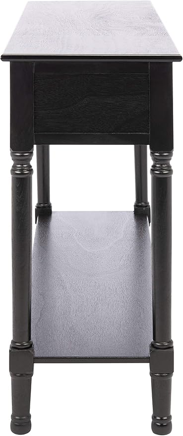 SAFAVIEH Home Collection Landers Black 3-Drawer Console Table CNS5711B