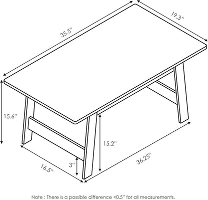 Furinno Beginning Coffee Table, Espresso