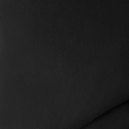MCombo Power Lift Recliner Chair Sofa with Massage and Heat, Adjustable Headrest for Elderly People, Solid Wood Armrest, USB Ports, Side Pockets, Faux Leather 7917 (Black, Medium)