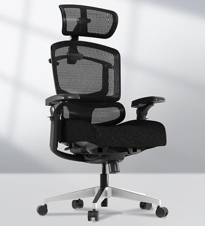FLEXISPOT ErgoX-PRO Ergonomic Office Chair Black – Cloudtech Cushion, 5D Lumbar, 7D Armrests, 4D Headrest, 551LBS Capacity – Office, Gaming, Home