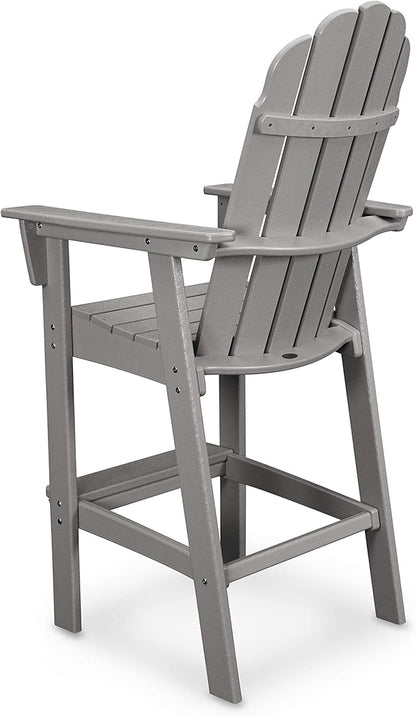 POLYWOOD® Vineyard Bar Chair, Green