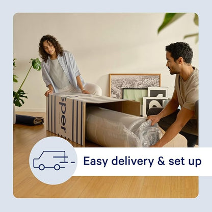 Casper Sleep Original Foam California King Mattress – Medium Firm Feel with Zoned Support – Motion Isolation – Breathable, Cooling Memory Foam – 100-Night Trial – CertiPUR-US