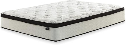 Signature Design by Ashley Chime Hybrid Twin 12" Mattress with Gel Memory Foam, Medium Firm, Pressure Relief, Fiberglass Free Mattress in a Box