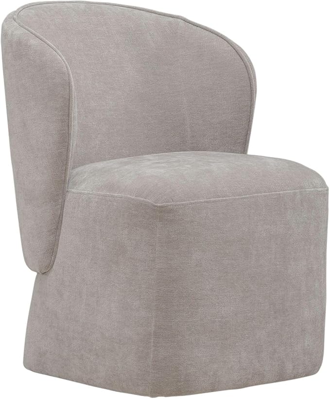 Liberty Furniture Accent Dining Chair with Castors - Rounded Arm - Truffle Upholstry