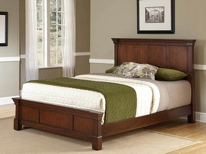 Homestyles Aspen Cherry Queen Bed, Headboard and Footboard