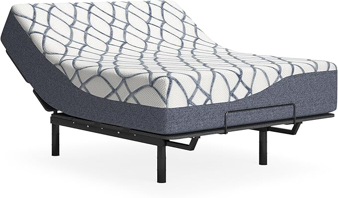 Signature Design by Ashley 14 Inch Chime Elite 2.0 Ultra Plush Green Tea Memory Foam Mattress for Cool Sleep and Pressure Relief, King, Fiberglass Free, Mattress In A Box