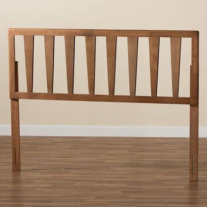 Baroque Beauty Headboard - Elegant Ash Walnut Finish, Wood Construction, Classic Design for Timeless Bedroom Style King