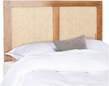 SAFAVIEH Home Collection Vienna Natural Cane Twin Headboard Platform, Single