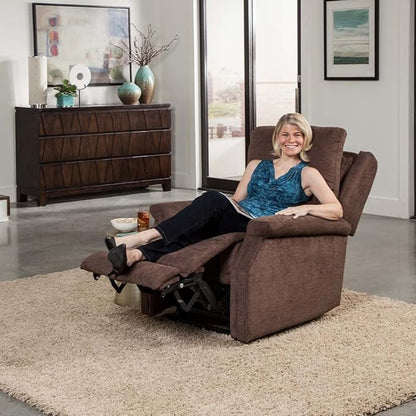 Pride Mobility VivaLift Metro PLR925M Electric Power Lift Recliner Chair | Saville Fabric Power Lift Assist Sofa for Elderly, 4-Position, USB Remote, Medium