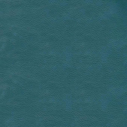 HomePop Round Leatherette Storage Ottoman with Lid, Teal