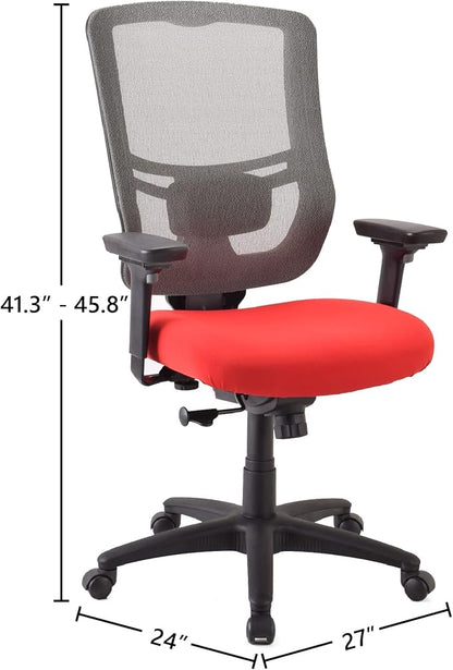 Tempur-Pedic Synchro-Tilt Task Chair, Red