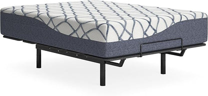 Signature Design by Ashley 14 Inch Chime Elite 2.0 Ultra Plush Green Tea Memory Foam Mattress for Cool Sleep and Pressure Relief, Queen, Fiberglass Free, Mattress In A Box