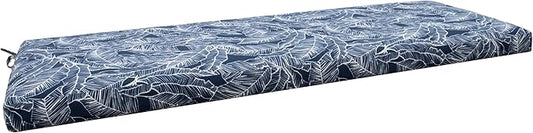 Tommy Bahama Bench Cushion, 48" X 19" X 2.5", Pacific Zaffre