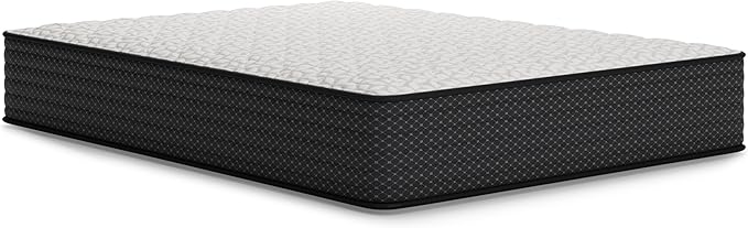 Signature Design by Ashley Limited Edition Firm 12 Inch Hybrid Mattress with Gel Memory Foam and Edge Support for Cool Sleep and Pressure Relief, California King, Fiberglass Free, Mattress In A Box