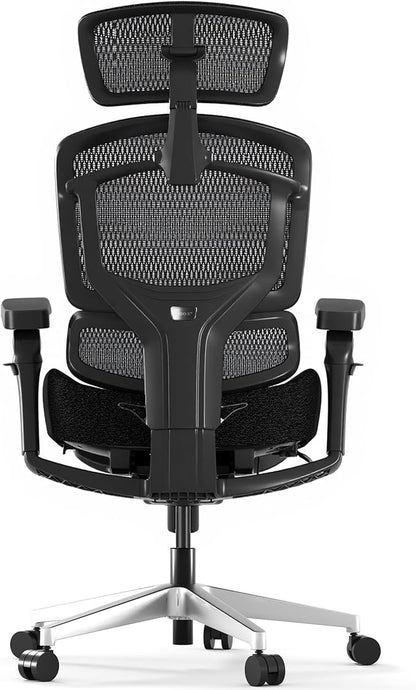FLEXISPOT ErgoX-PRO Ergonomic Office Chair Black – Cloudtech Cushion, 5D Lumbar, 7D Armrests, 4D Headrest, 551LBS Capacity – Office, Gaming, Home