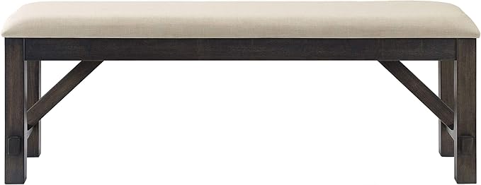 Crosley Furniture Hayden Wood Dining Bench for Entryway or Mudroom, Slate