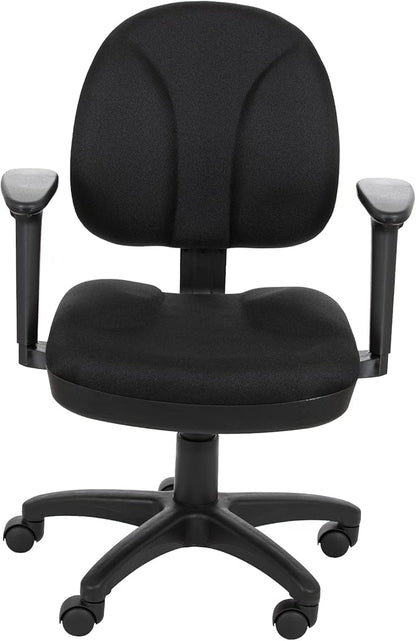OEF Furnishings Comfort Office Chair, 18"-22", Black