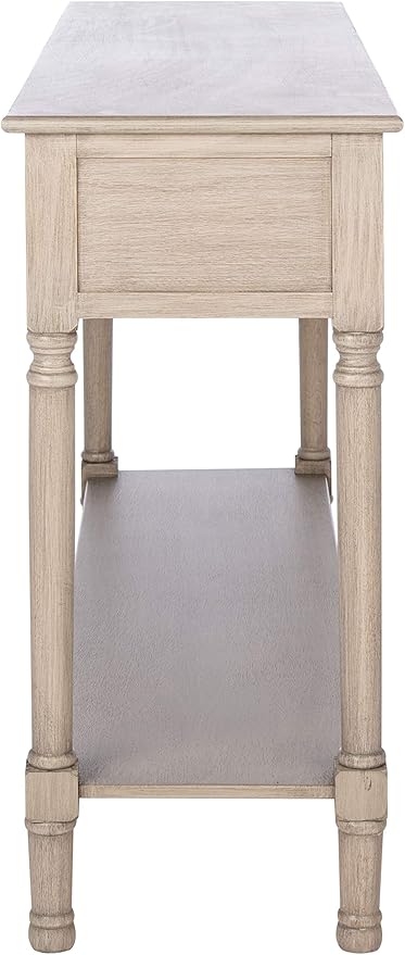 SAFAVIEH Home Collection Landers Greige 3-Drawer Console Table CNS5711D