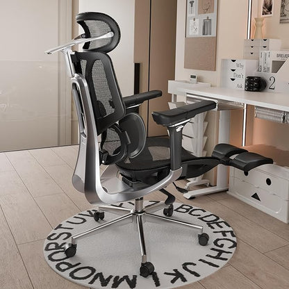 Hbada E3 Pro Ergonomic Office Chair, Big and Tall Office Chair - with 3-Zone Dynamic Lumbar Support, 4D Adjustable Headrest, 6D Adjustable Armrests, Swivel, Black