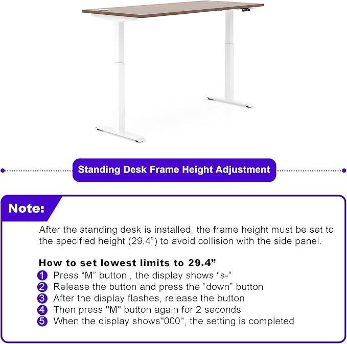 Adjustable Height Executive Standing Desk | Dual Motor Electric Sit-Stand Workstation with 4 Memory Handsetctric Sit-Stand Desk with Lockable Storage (1, U-Shape)