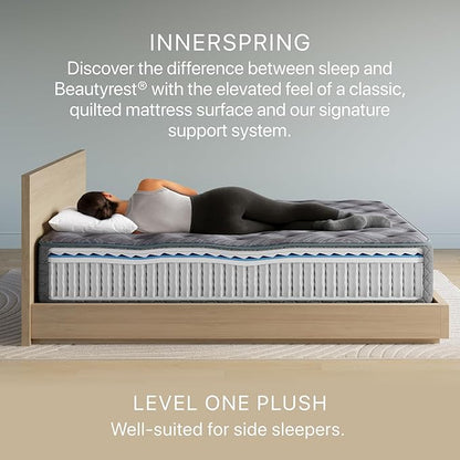 Beautyrest Prime Dream Plush 13.75" Mattress - Queen - Durable Pocketed Coil, Support, Pressure Relief, Cooling, Motion Separation; 100 Night Sleep Trial and 10 Year Warranty