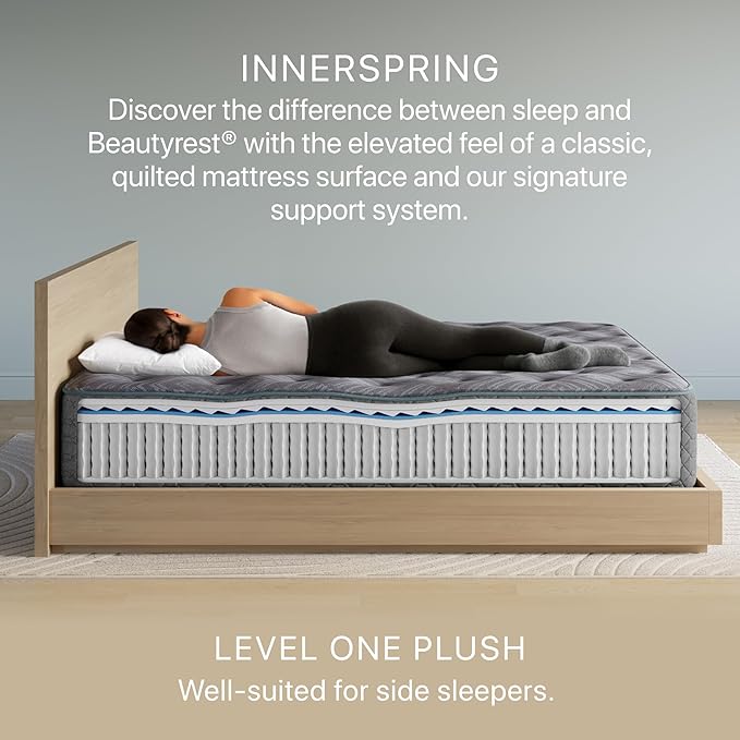 Beautyrest Prime Dream Plush 13.75" Mattress - Twin XL - Durable Pocketed Coil, Support, Pressure Relief, Cooling, Motion Separation; 100 Night Sleep Trial and 10 Year Warranty