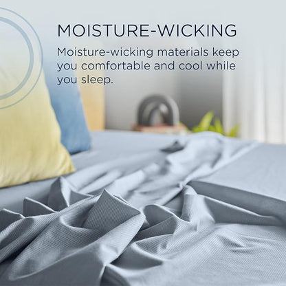 TEMPUR ProAir Sheet Set Sleepy Blue - Split Cal King