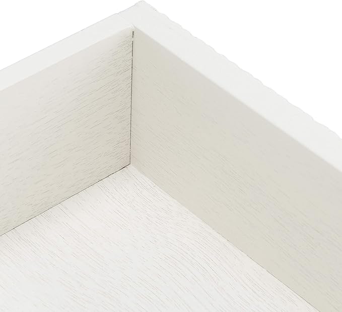 Safavieh Home Collection Haines White 4-Drawer Bottom Shelf Console Table