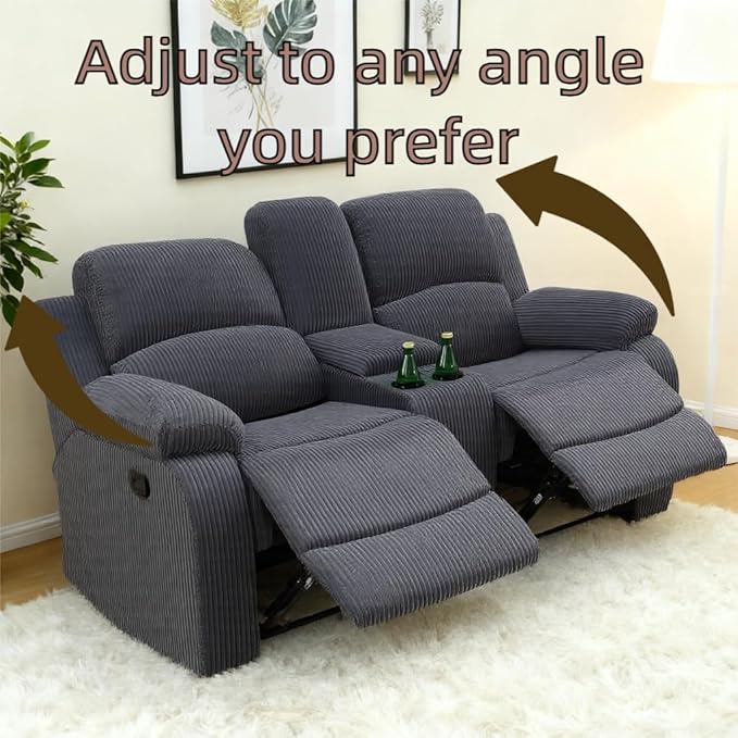 Electric Lift Recliner Sofa, Warm Plush Corduroy Fabric - Comfy Reading Chair for Living Room & Study, Ergonomic Electric Reclining Chair with Soft Upholstery