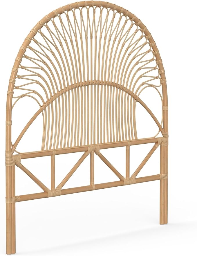 KOUBOO Rattan Loop Headboard, California King, Natural