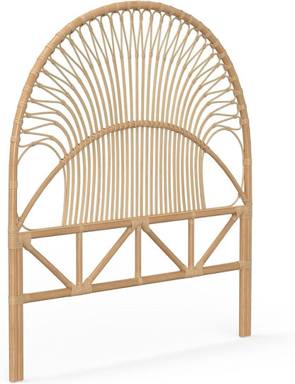 KOUBOO Rattan Loop Headboard, California King, Natural