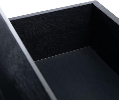 SAFAVIEH Home Collection Athena Black 2-Drawer Console Table