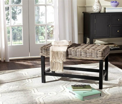 Safavieh Home Collection Omari Natural Wicker Bench