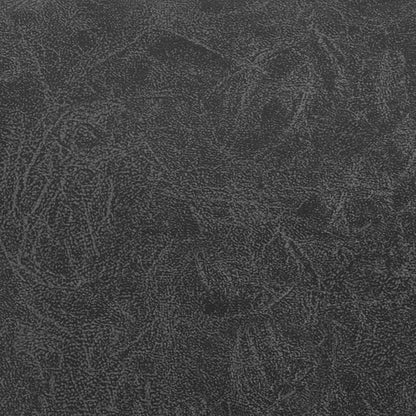 SIMPLIHOME Brody 18-inch Wide Square Pouf in Distressed Black Vegan Faux Leather, Boho-Style Ottoman, Footstool or Extra Seating for Living Room, Assembled