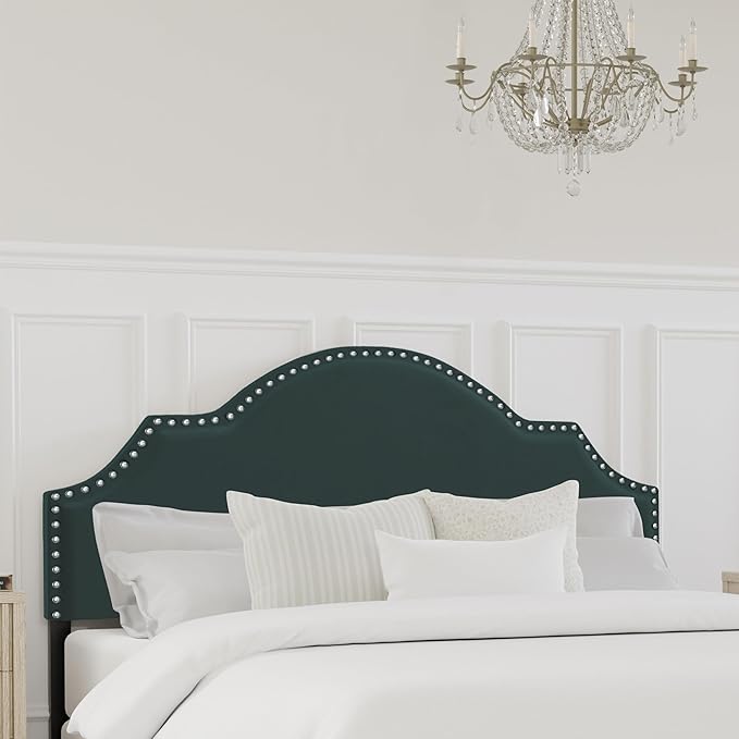 Hillsdale, Cynthia Upholstered Full/Queen Adjustable Headboard, Green