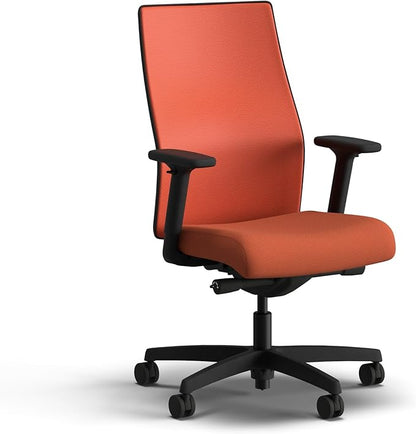 HON Ignition 2.0 Mid Back Task Chair, Spectrum Mesh, Advanced Synchro-Tilt Control, Office Chair with Lumbar Support, Height and Width Adjustable Arms, Black Frame, Salamander