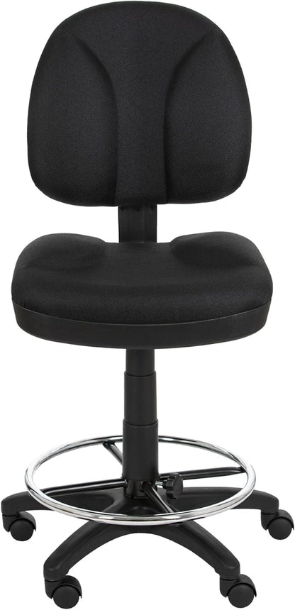 OEF Furnishings Comfort Office Stool, 24.5"-34.5" Height